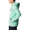 Columbia mens Trek Hoodie(Kelp Heather/Csc Arched Brand Logo)