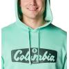 Columbia mens Trek Hoodie(Kelp Heather/Hex Script)
