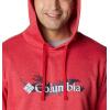 Columbia mens Trek Hoodie(Mountain Red Heather/Northwoods Brand)