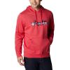 Columbia mens Trek Hoodie(Mountain Red Heather/Northwoods Brand)