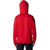 Columbia mens Trek Hoodie(Mountain Red/Csc Sleeve Logo)