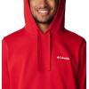 Columbia mens Trek Hoodie(Mountain Red/Csc Sleeve Logo)