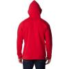 Columbia mens Trek Hoodie(Mountain Red/Treestriped Flag)