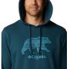 Columbia mens Trek Hoodie(Night Wave  Bearly Checkered Peaks Grx)