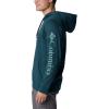 Columbia mens Trek Hoodie(Night Wave  Csc Sleeve Logo)