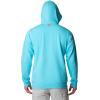 Columbia mens Trek Hoodie(Opal Blue Saltwater Graphic)