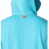 Columbia mens Trek Hoodie(Opal Blue Saltwater Graphic)