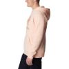 Columbia mens Trek Hoodie(Peach Blossom/Csc Stacked Graphic)