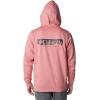 Columbia mens Trek Hoodie(Pink Agave/Csc Box Treeline)