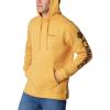 Columbia mens Trek Hoodie(Raw Honey  Csc Sleeve Logo)