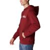 Columbia mens Trek Hoodie(Red Jasper/Csc Branded Logo)