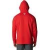 Columbia mens Trek Hoodie(Red Spark Fish Tree Graphic)