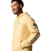 Columbia mens Trek Hoodie(Sand Dune/Csc Sleeve Logo)