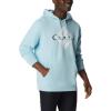 Columbia mens Trek Hoodie(Sky Blue/Centered Gem Logo)