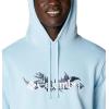 Columbia mens Trek Hoodie(Sky Blue/Northwoods Brand)