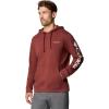 Columbia mens Trek Hoodie(Spice/Puff Box Gem Logo)