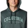 Columbia mens Trek Hoodie(Spruce Heather/Csc Arched Brand Logo)