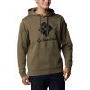 Columbia mens Trek Hoodie(Stone Green/Csc Stacked Graphic)