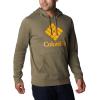 Columbia mens Trek Hoodie(Stone Green/Csc Stacked Logo)