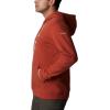 Columbia mens Trek Hoodie(Warp Red  Bearly Checkered Peaks Graphic)
