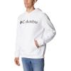 Columbia mens Trek Hoodie(White/Csc Branded Logo)