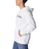 Columbia mens Trek Hoodie(White/Csc Branded Logo)