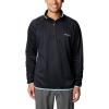 Columbia Men’s PFG Terminal Fleece 1/4 Zip(Black/Gulf Stream)