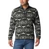Black Checkered Peaks Tonal Print