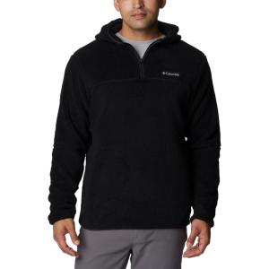 Columbia Men’s Rugged Ridge III Sherpa Pullover Hoodie(Black)