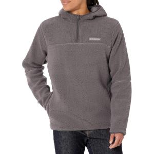 Columbia Men’s Rugged Ridge III Sherpa Pullover Hoodie(City Grey)