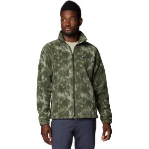 Columbia mens Steens Mountain Printed Jacket(Greenscape Timberwild)