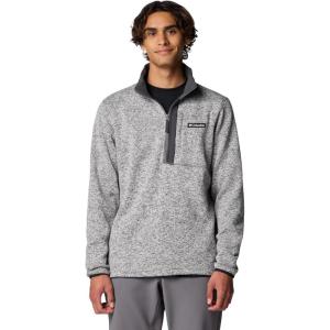 Columbia mens Sweater Weather Half Zip(City Grey Heather)
