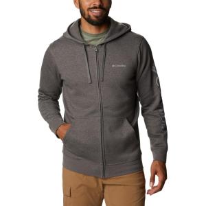 Columbia mens Trek Full Zip Hoodie(Charcoal Heather)
