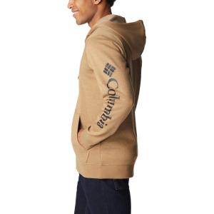 Columbia mens Trek Full Zip Hoodie(Delta Heather/Csc Sleeve Logo)