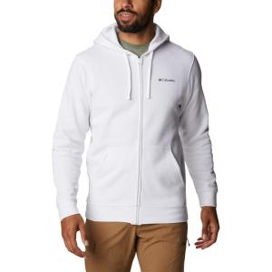 Columbia mens Trek Full Zip Hoodie(White-white)