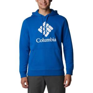 Columbia mens Trek Hoodie(Bright Indigo/Csc Stacked Graphic)
