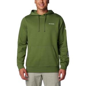 Columbia mens Trek Hoodie(Canteen/Csc Sleeve Logo)