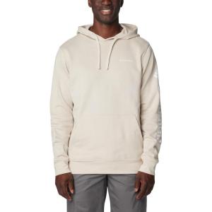 Columbia mens Trek Hoodie(Dark Stone/Csc Sleeve Logo)