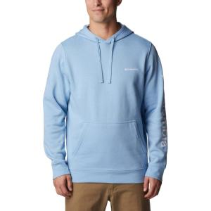 Columbia mens Trek Hoodie(Jet Stream/Csc Sleeve Logo)