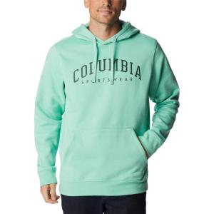 Columbia mens Trek Hoodie(Kelp Heather/Csc Arched Brand Logo)
