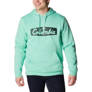 Columbia mens Trek Hoodie(Kelp Heather/Hex Script)