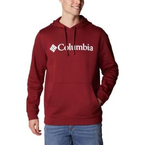 Columbia mens Trek Hoodie(Red Jasper/Csc Branded Logo)