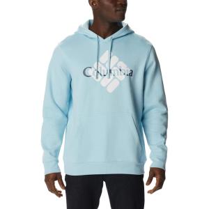 Columbia mens Trek Hoodie(Sky Blue/Centered Gem Logo)