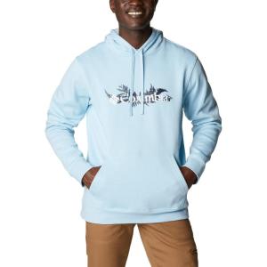 Columbia mens Trek Hoodie(Sky Blue/Northwoods Brand)