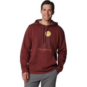 Columbia mens Trek Hoodie(Spice/Linear Drifts)