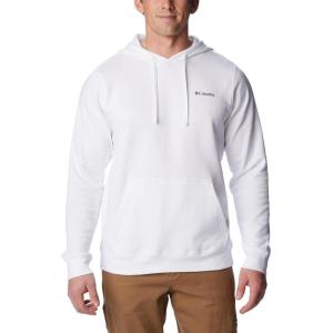 Columbia mens Trek Hoodie(White/Patriotic Shoreline Graphic)