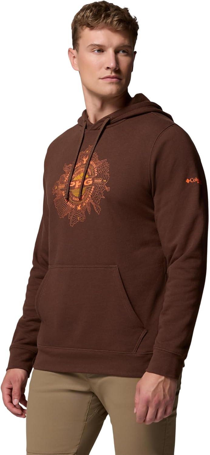 imageColumbia Mens PHG Topo Hunt HoodieTobaccoBlaze Topo Hunt