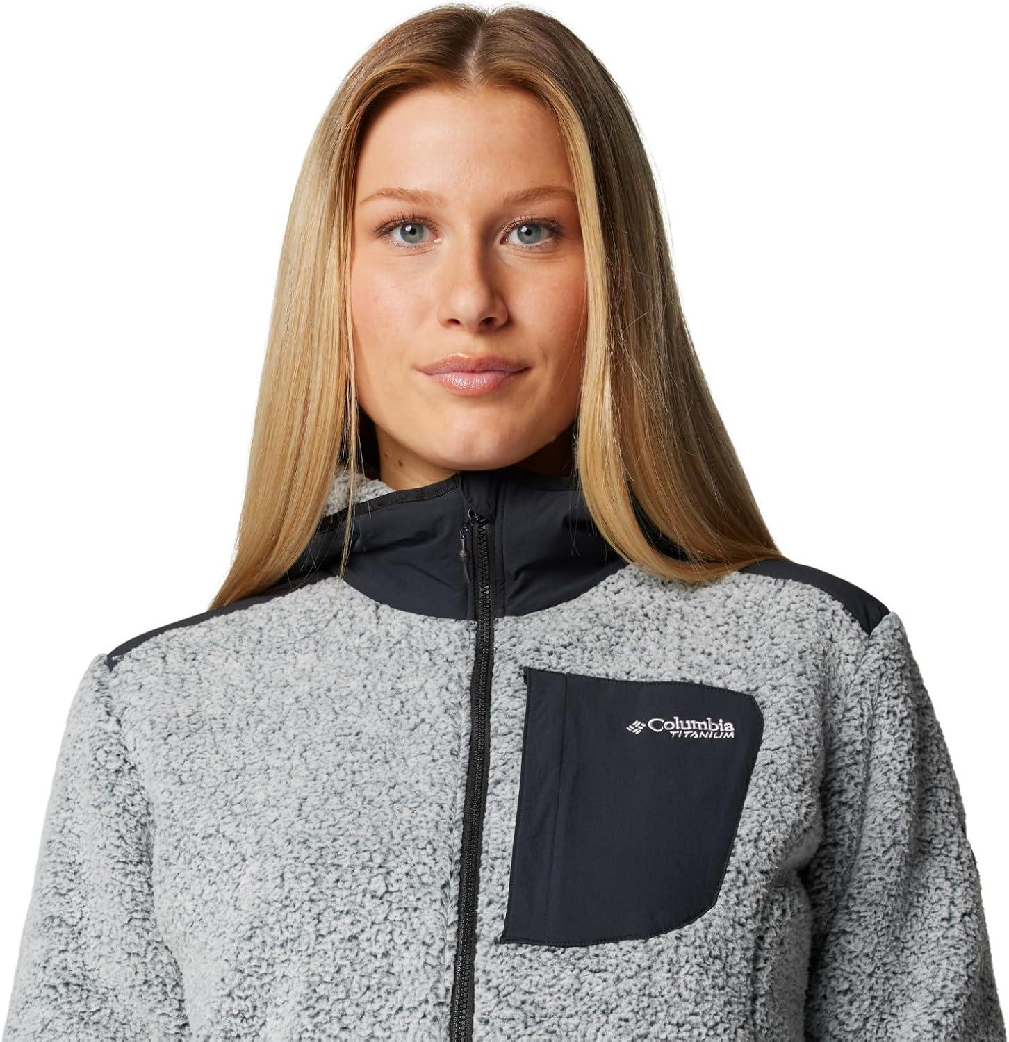 imageColumbia Womens Arctic Crest Sherpa Full ZipWhiteBlack