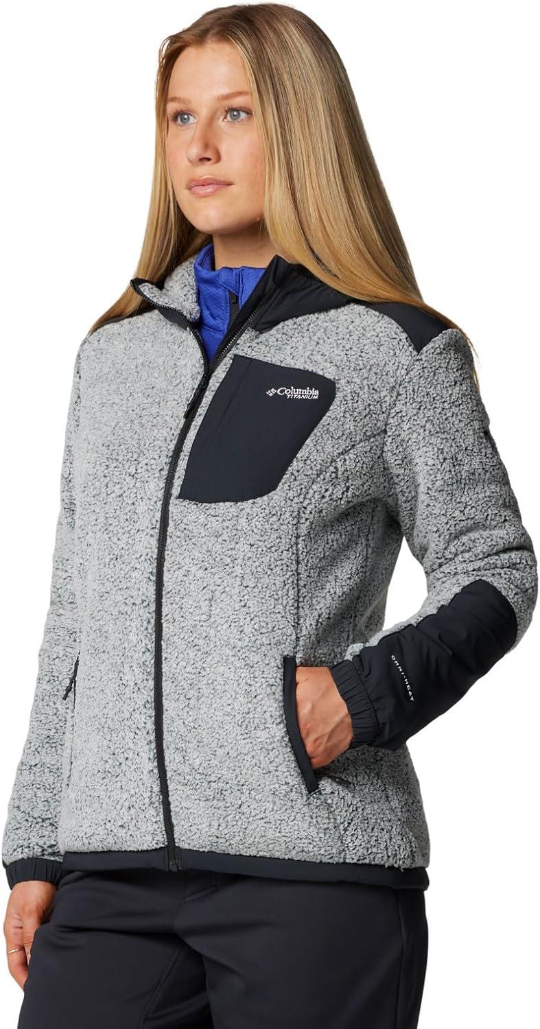 imageColumbia Womens Arctic Crest Sherpa Full ZipWhiteBlack