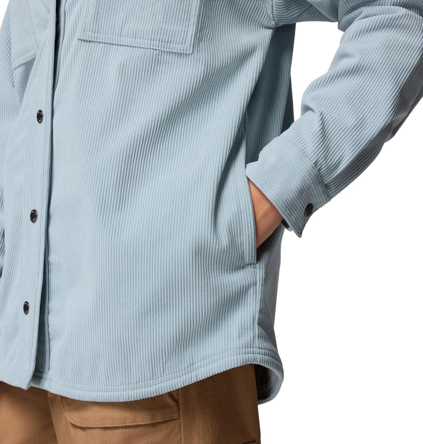 imageColumbia Womens Blue Point Creek Corduroy Shirt JacketCrushed Blue